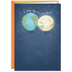 477,710 Miles Funny Romantic Love Card