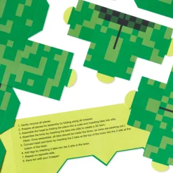 Minecraft Have a Blast Birthday Card for Kids With Build-Your-Own Creeper