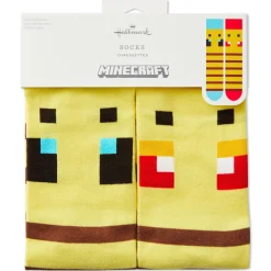 Minecraft Bee Novelty Socks