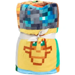 Minecraft Game Icons Throw Blanket, 51x62