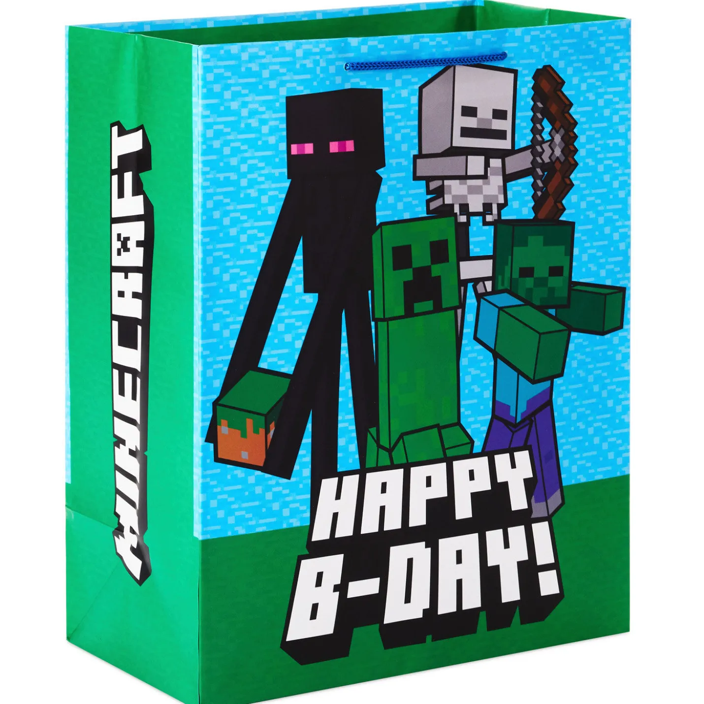 13" Minecraft Large Birthday Gift Bag