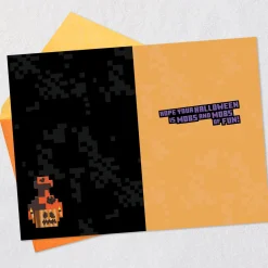 Minecraft Mobs of Fun Halloween Card for Grandson