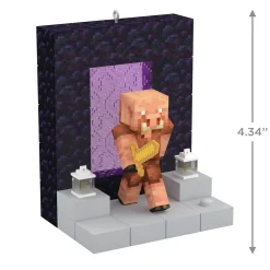 Minecraft Nether Portal Ornament With Light