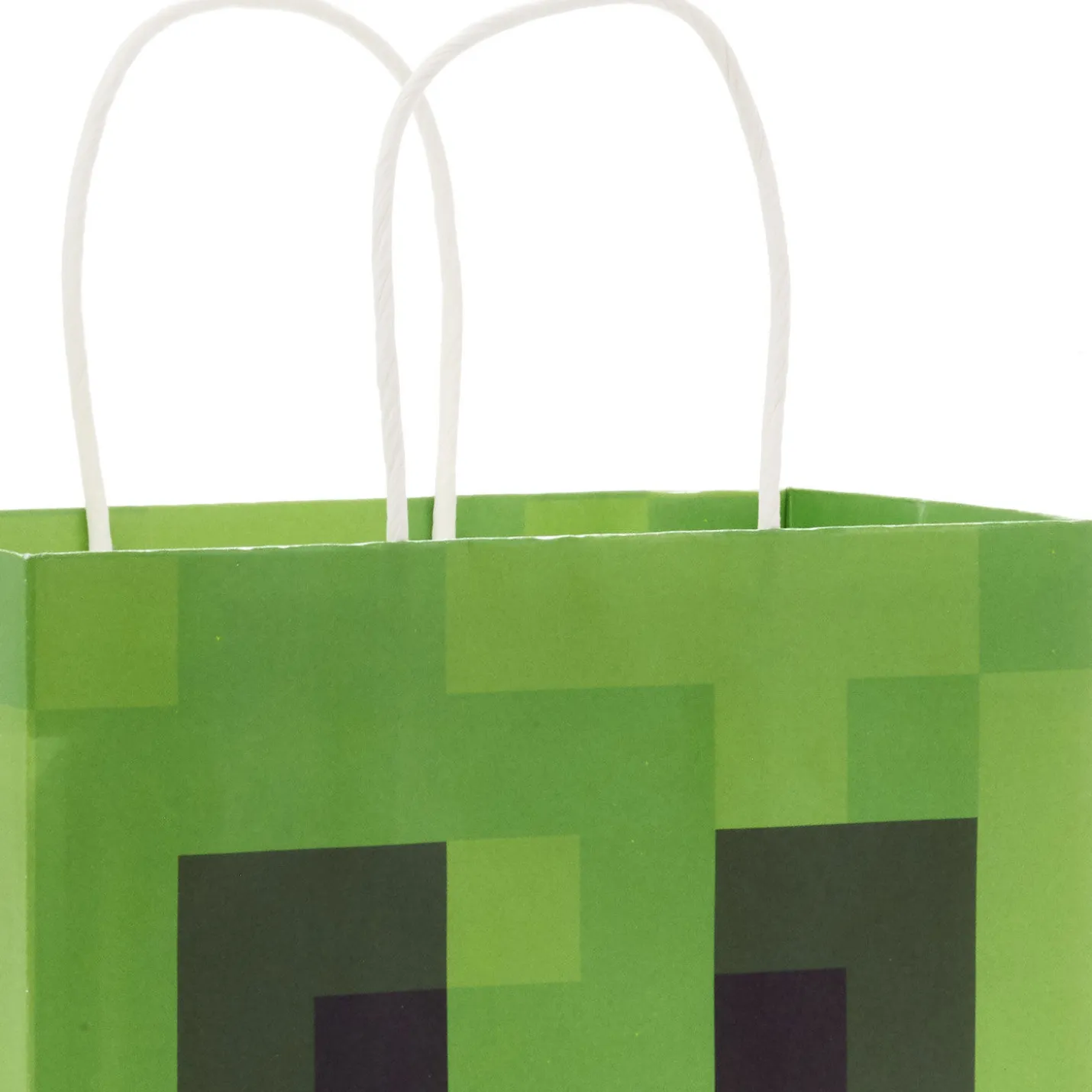 6.5" Minecraft 4-Pack Assorted Small Square Gift Bags