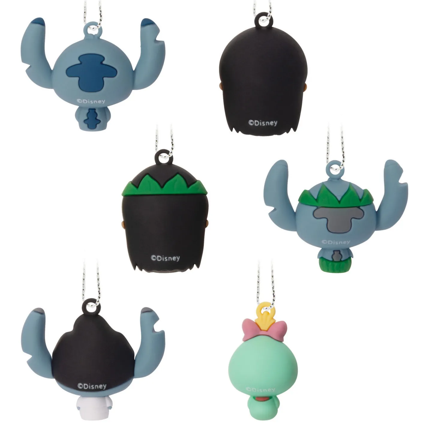 Mini Disney Lilo & Stitch Shatterproof Hallmark Ornaments, Set of 6
