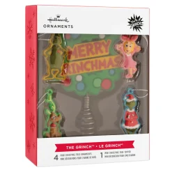 Mini Dr. Seuss's How the Grinch Stole Christmas!™ Hallmark Tree Topper and Ornaments, Set of 5
