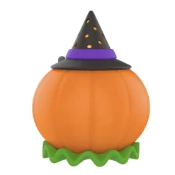 Mini Halloween Time ShowToppers Musical Tree Topper With Light, 3.75"