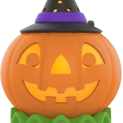 Mini Halloween Time ShowToppers Musical Tree Topper With Light, 3.75