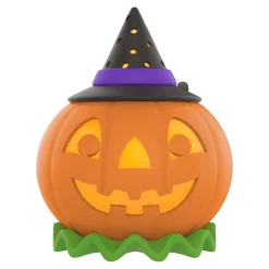 Mini Halloween Time ShowToppers Musical Tree Topper With Light, 3.75