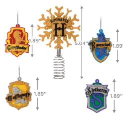 Mini Harry Potter™ Hallmark Tree Topper and Ornaments, Set of 5