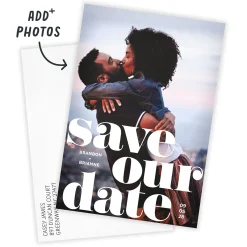 Minimalist Bold Save the Date