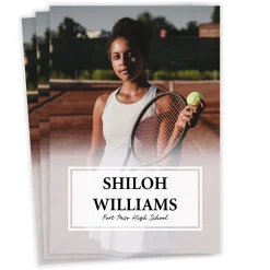 Minimalist Full-Bleed Photo Graduation Announcement