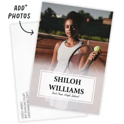 Minimalist Full-Bleed Photo Graduation Announcement