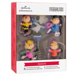 Mini Peanuts® Hallmark Tree Topper and Ornaments, Set of 5
