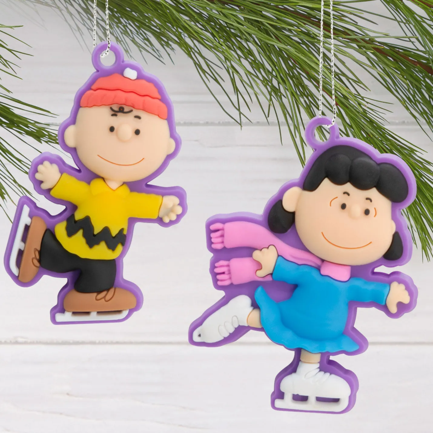 Mini Peanuts® Hallmark Tree Topper and Ornaments, Set of 5