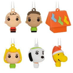 Mini Peanuts® Shatterproof Hallmark Ornaments, Set of 6