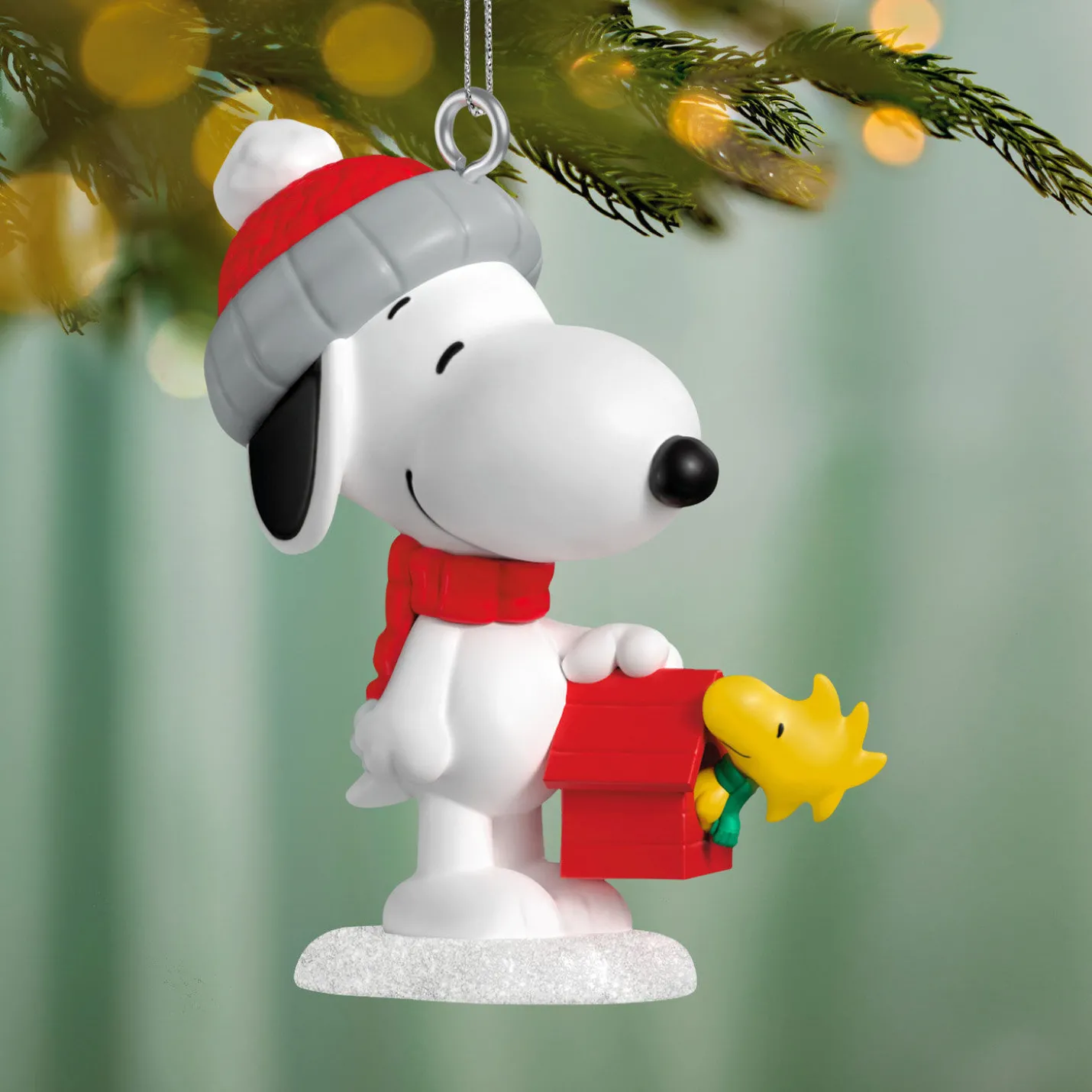 Mini Peanuts® Winter Fun With Snoopy Ornament, 1.25"