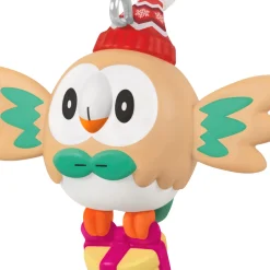 Mini Pokémon Holiday Rowlet Ornament, 1.25"