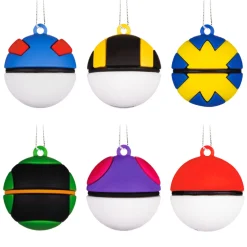 Mini Pokémon Poké Ball Shatterproof Hallmark Ornaments, Set of 6