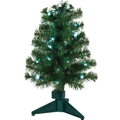 Mini ShowToppers Evergreen Christmas Tree With Light, 17"