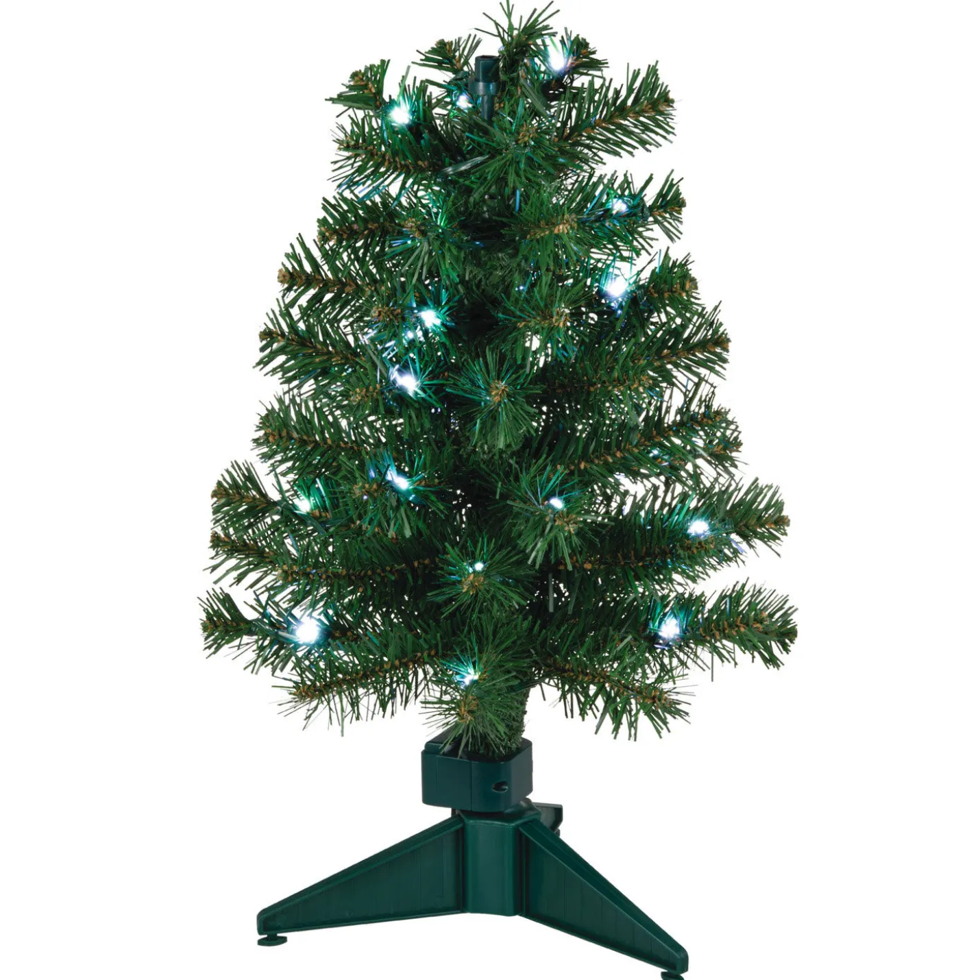 Mini ShowToppers Evergreen Christmas Tree With Light, 17"
