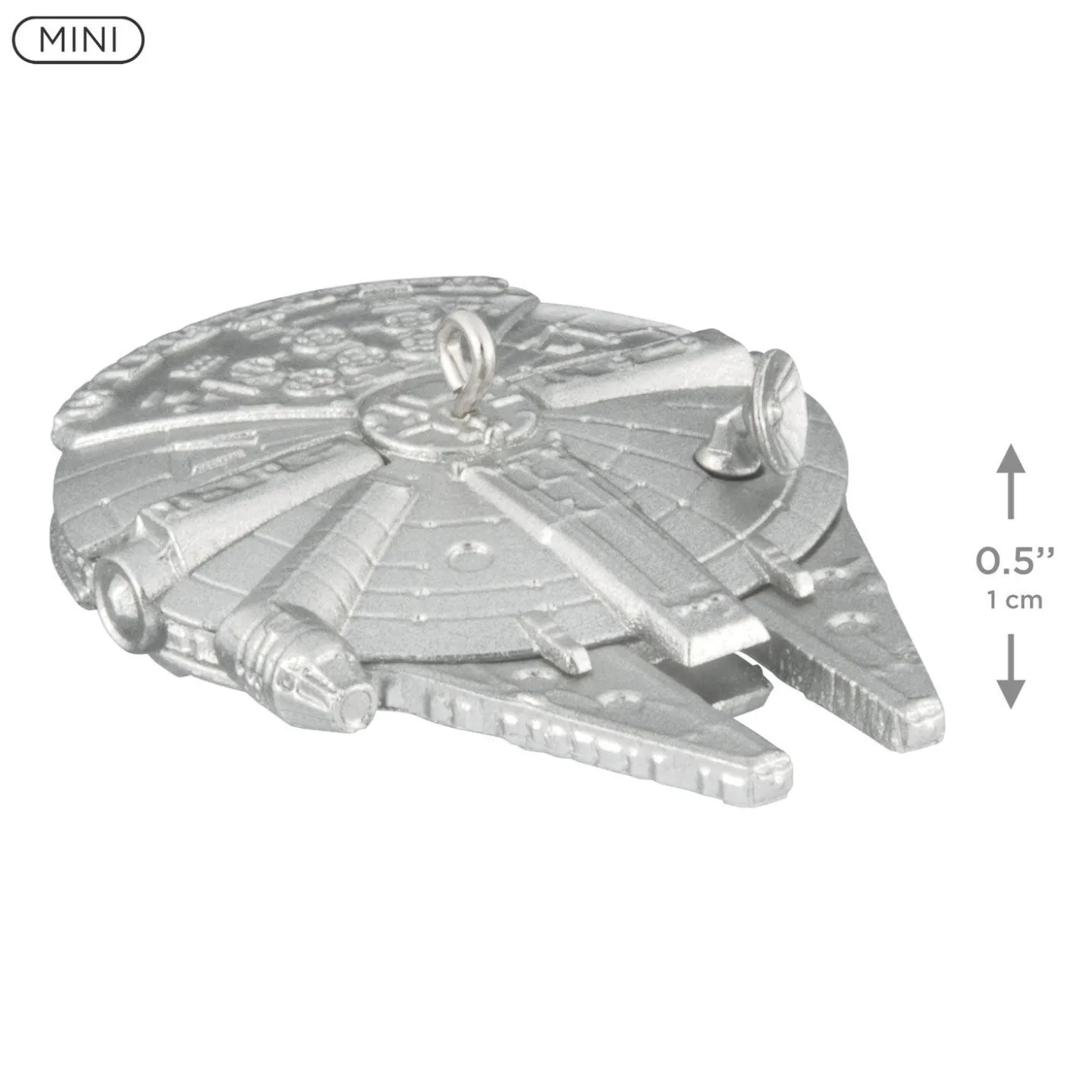 Mini Star Wars™ Millennium Falcon™ Ornament, 0.5"