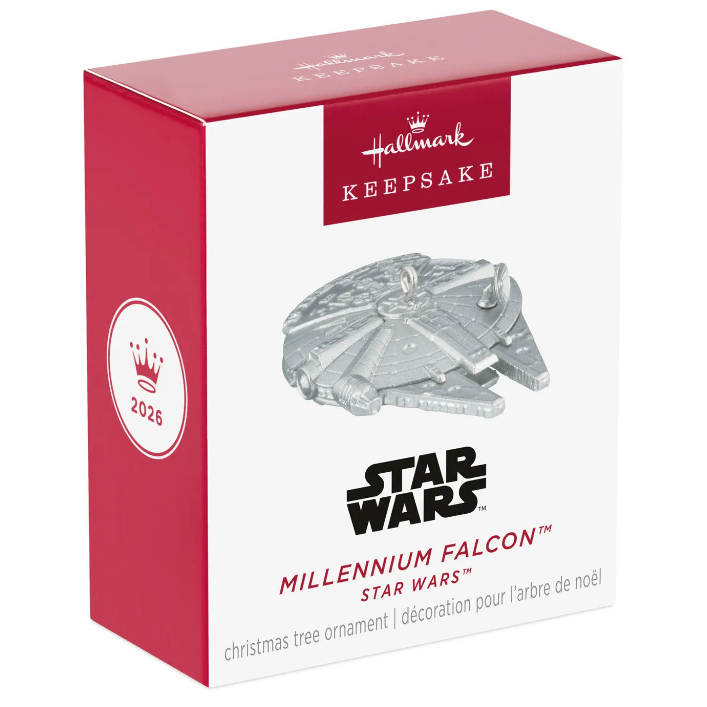 Mini Star Wars™ Millennium Falcon™ Ornament, 0.5"