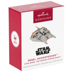Mini Star Wars: The Empire Strikes Back™ Rebel Snowspeeder™ Ornament, 0.25"