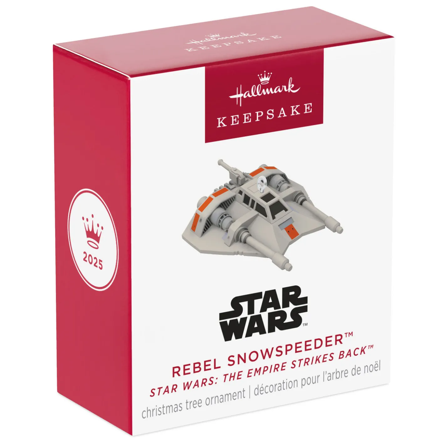 Mini Star Wars: The Empire Strikes Back™ Rebel Snowspeeder™ Ornament, 0.25"