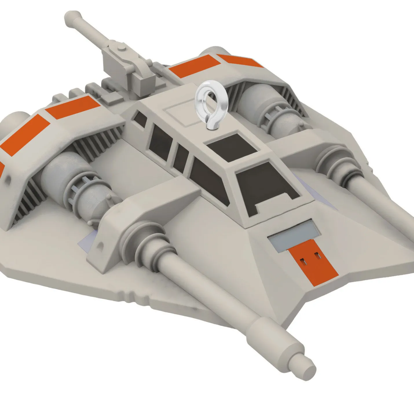 Mini Star Wars: The Empire Strikes Back™ Rebel Snowspeeder™ Ornament, 0.25"