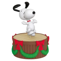 Mini The Peanuts® Gang Dancing Snoopy ShowToppers Musical Tree Topper With Light, 4