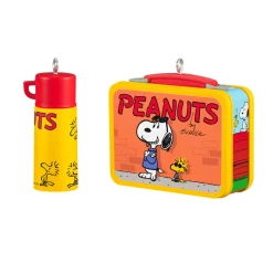 Mini The Peanuts® Gang Lunchbox Set Ornaments, Set of 2