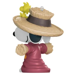 Mini The Peanuts® Gang Scarecrow Snoopy Ornament, 1.25"