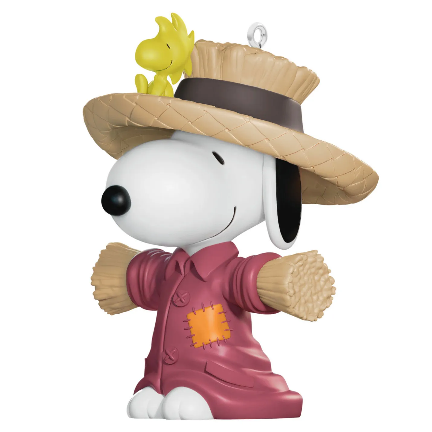 Mini The Peanuts® Gang Scarecrow Snoopy Ornament, 1.25"