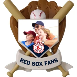 MLB Boston Red Sox™ Baseball Personalized Ornament, Custom Photo and Text