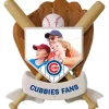 MLB Chicago Cubs™ Baseball Personalized Ornament, Custom Photo and Text