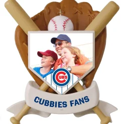 MLB Chicago Cubs™ Baseball Personalized Ornament, Custom Photo and Text