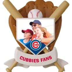 MLB Chicago Cubs™ Baseball Personalized Ornament, Custom Photo and Text