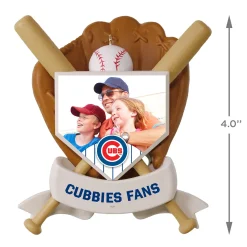 MLB Chicago Cubs™ Baseball Personalized Ornament, Custom Photo and Text