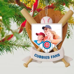 MLB Chicago Cubs™ Baseball Personalized Ornament, Custom Photo and Text