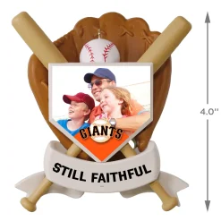 MLB San Francisco Giants™ Baseball Personalized Ornament, Custom Photo and Text