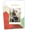 Modern Merry Flat Christmas Photo Card