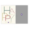 Modern Minimal Happy Flat Holiday Photo Card