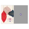 Modern Ornaments Flat Christmas Photo Card