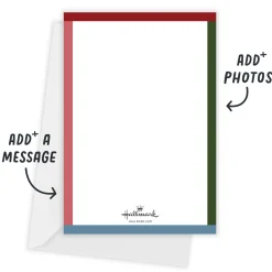 Modern Top Nine Flat Holiday Photo Card