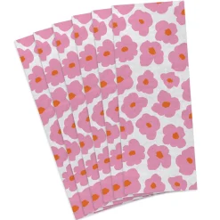 Mod Pink Flowers Tissue Paper, 6 sheets