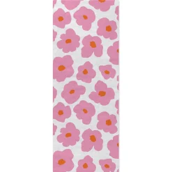 Mod Pink Flowers Tissue Paper, 6 sheets