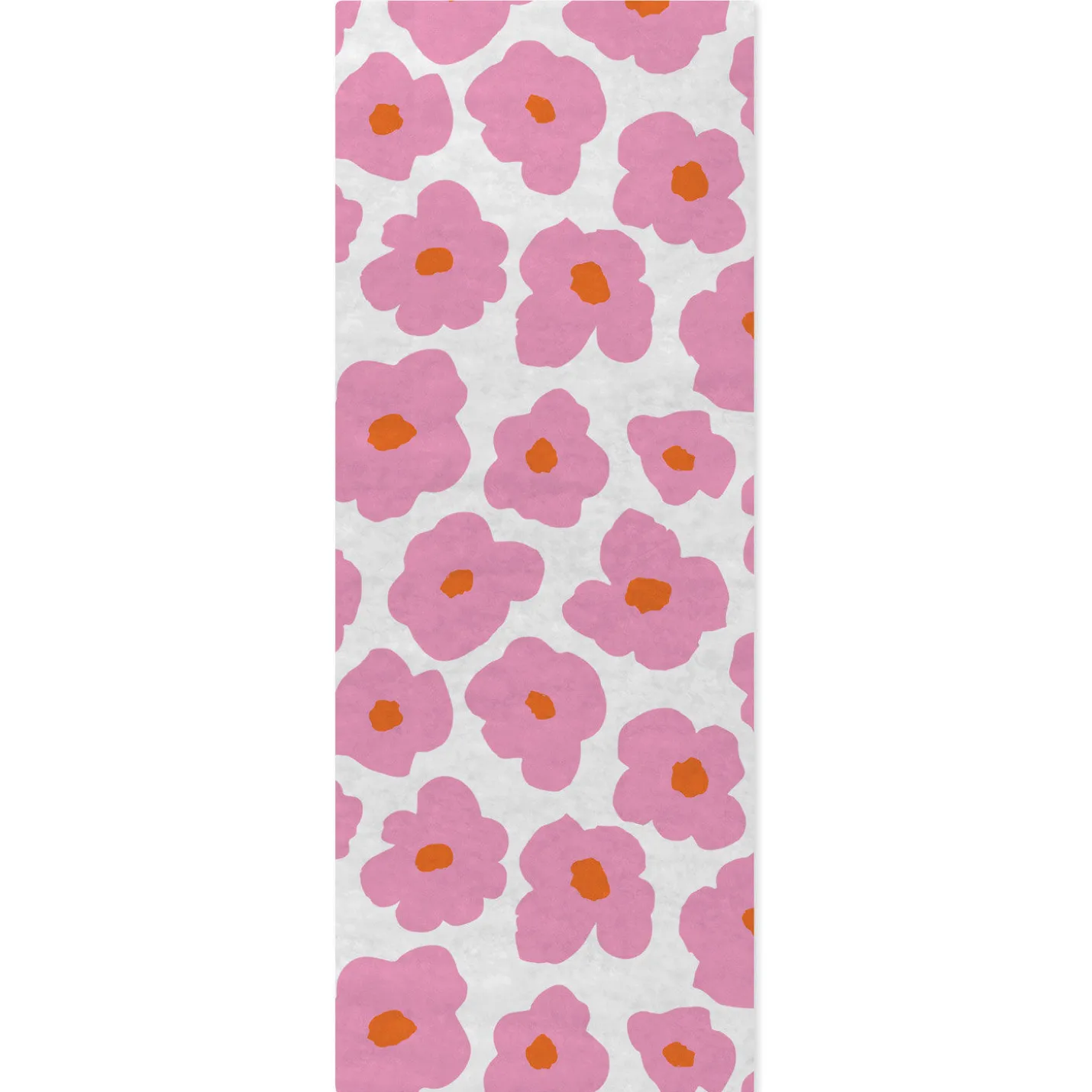 Mod Pink Flowers Tissue Paper, 6 sheets
