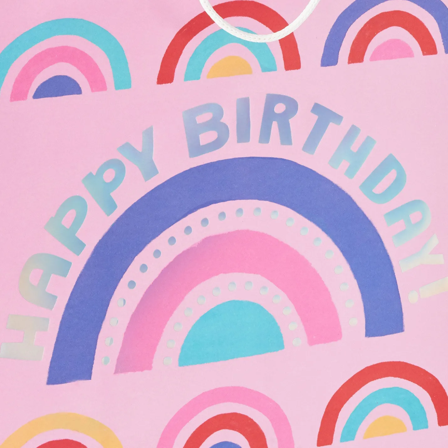 13" Mod Rainbows Large Birthday Gift Bag