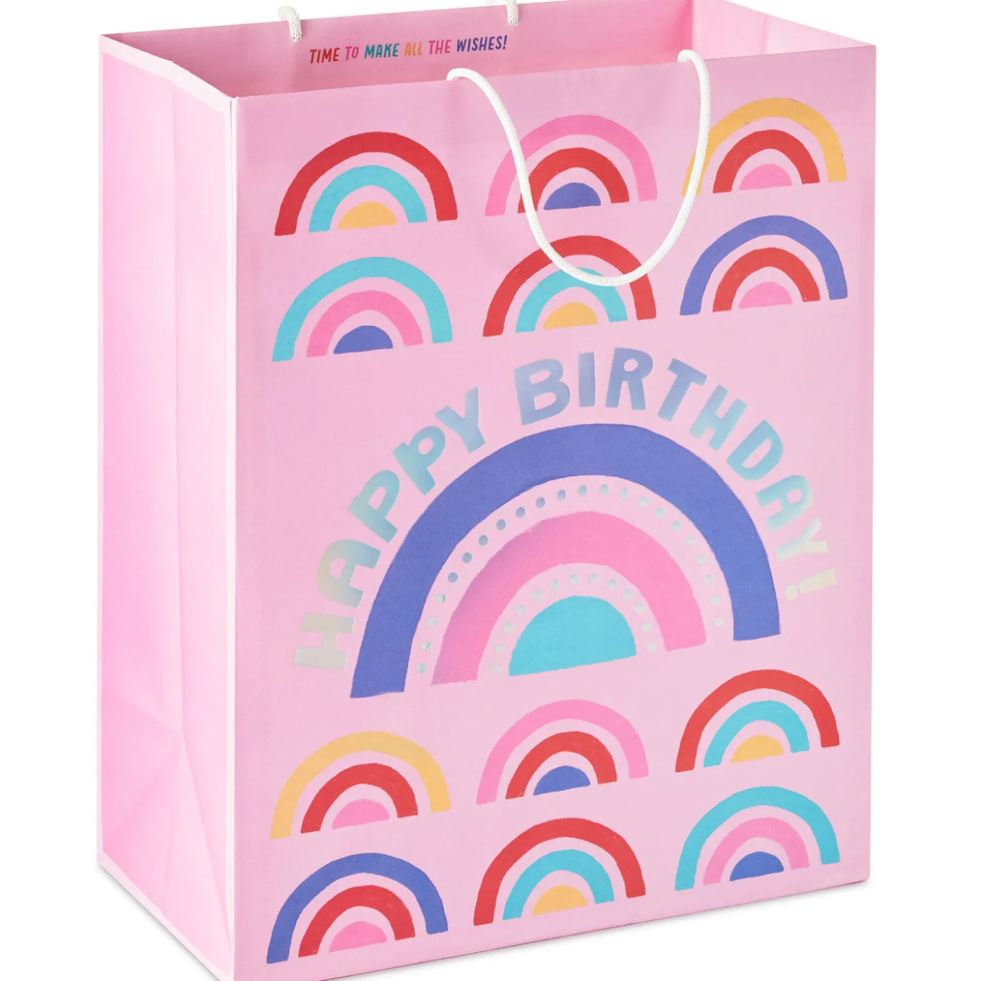 13" Mod Rainbows Large Birthday Gift Bag